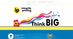 Desktop Screenshot of integrityprinting.ca