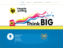 Tablet Screenshot of integrityprinting.ca