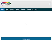 Tablet Screenshot of integrityprinting.com